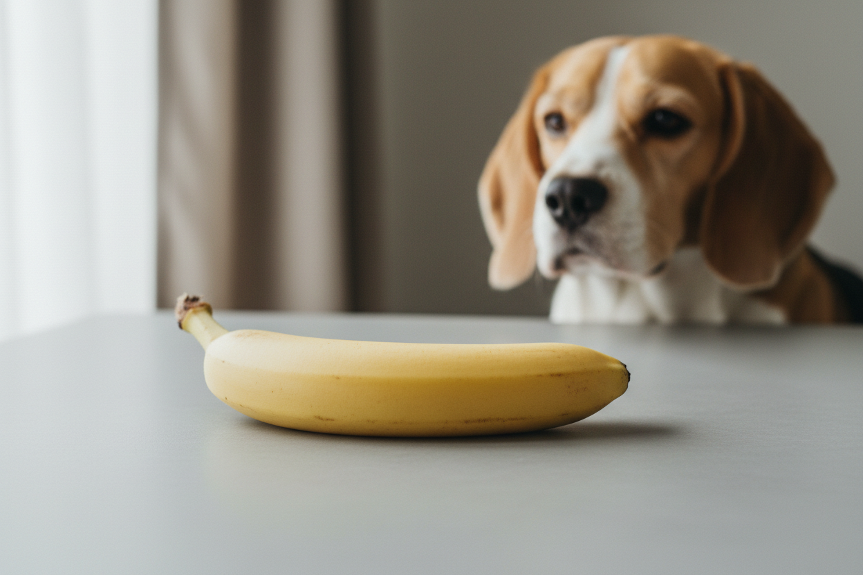 Hond mag banaan eten - Woefwoefsnacks