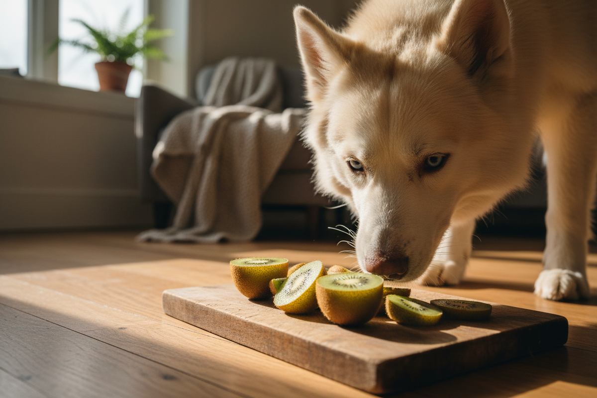 Kiwi voor honden - mag een hond kiwi eten - Woef Woef Snacks