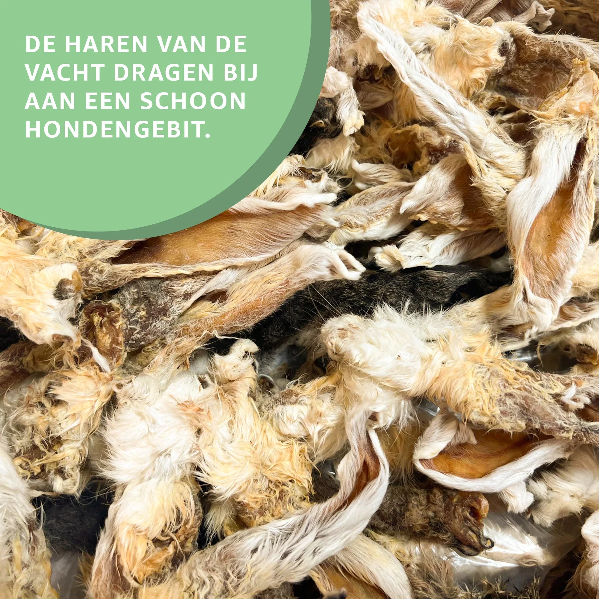 Konijnenoren met vacht - Woefwoefsnacks
