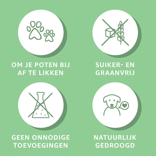 Konijnenoren zonder haar - Woefwoefsnacks