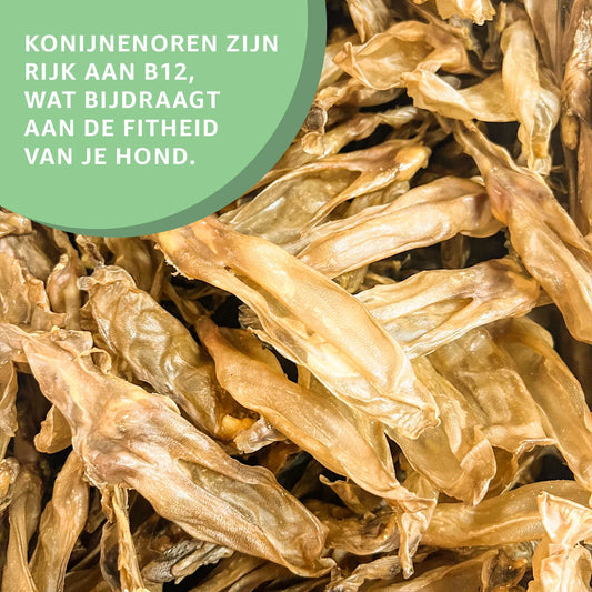 Konijnenoren zonder haar - Woefwoefsnacks