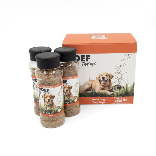 Hondenvoer Toppings - Kip Smaak (Groothandel) - Woefwoefsnacks