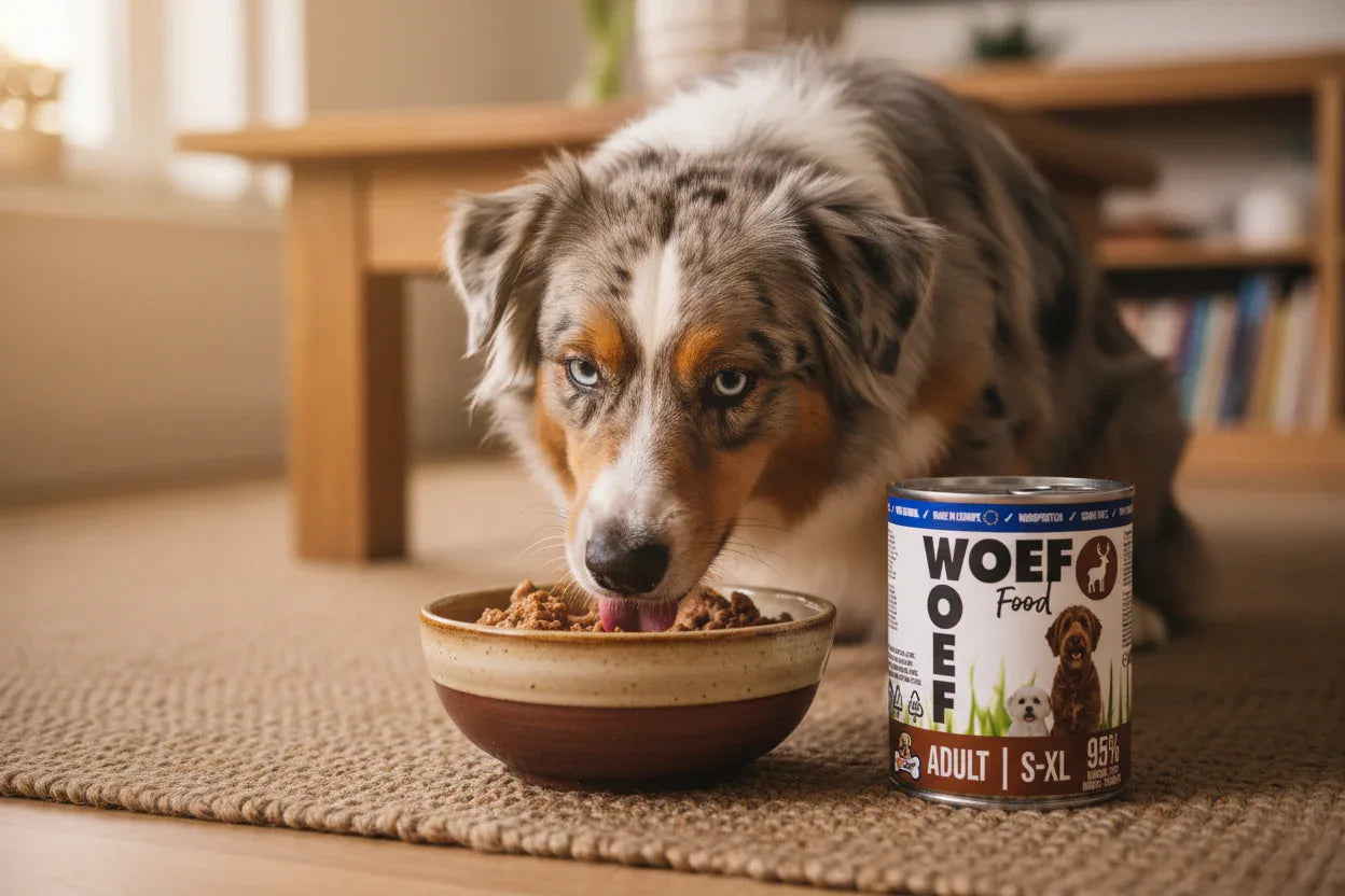 Nat Hondenvoer met Hert 95% – Monoproteïne & Graanvrij - Woefwoefsnacks