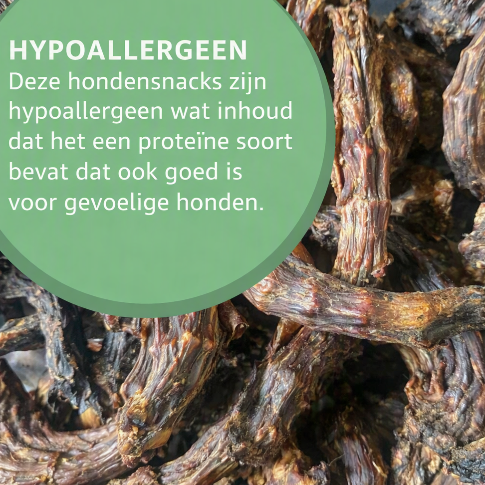 Eendennekken – natuurlijke hondensnack van Woef Woef (foto 7)