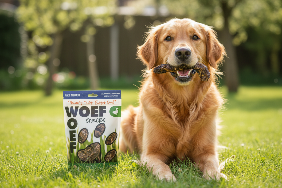 Eendennekken – natuurlijke hondensnack van Woef Woef (foto 5)