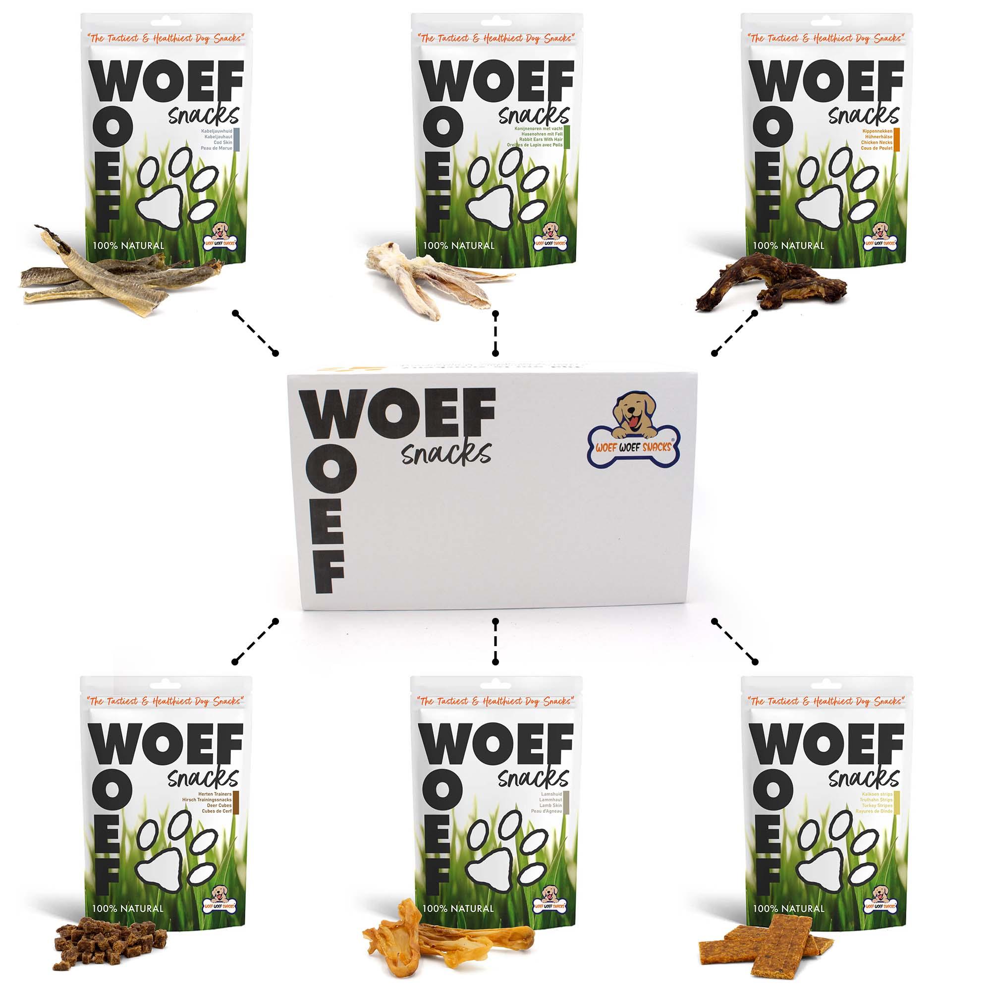 Woef Woef Snackbox (M) - Woefwoefsnacks