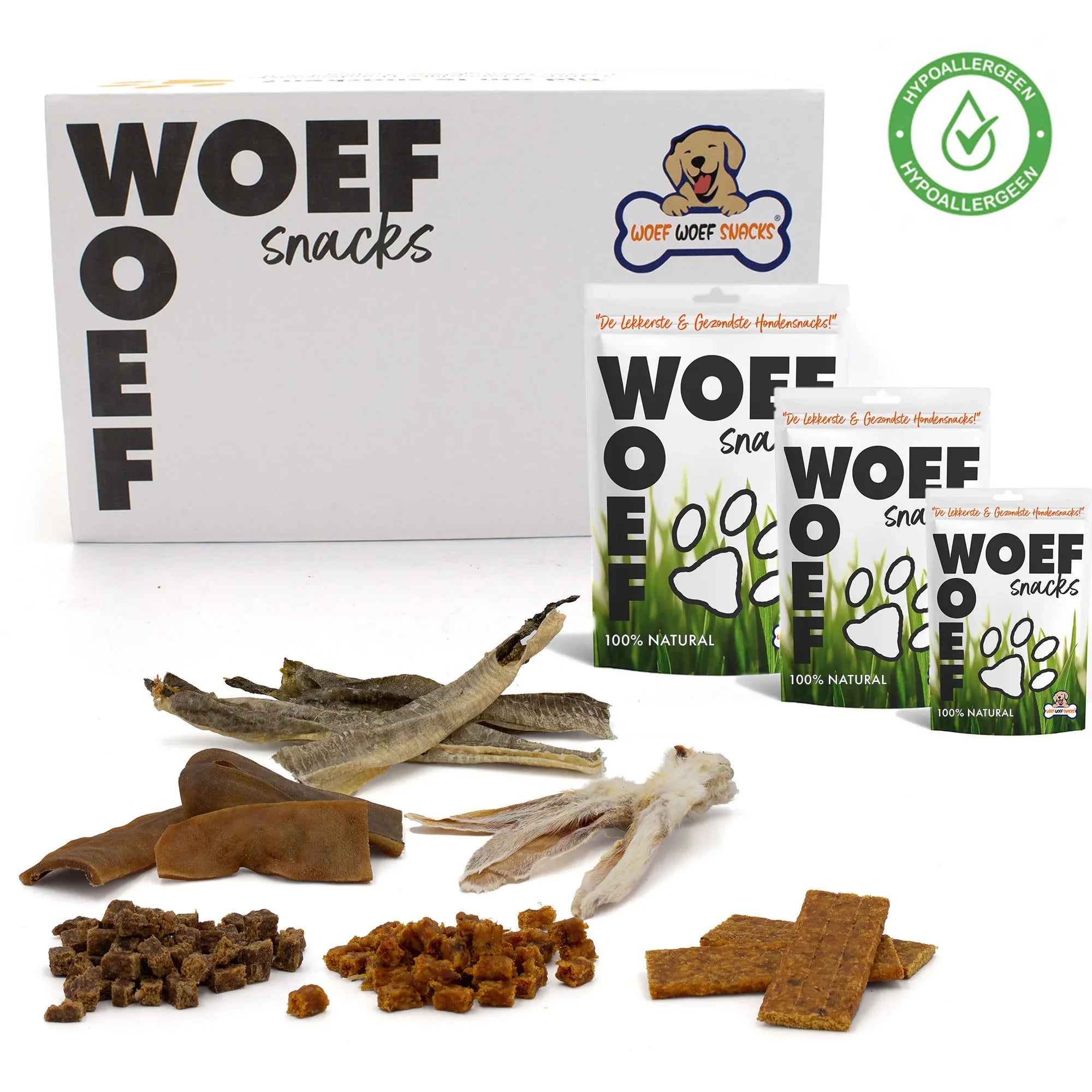 Hypoallergene snackbox - Woefwoefsnacks